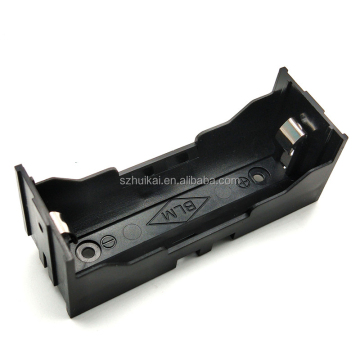 Black Plastic 26650 Battery Holder Case - 3.7V Battery Pack Box