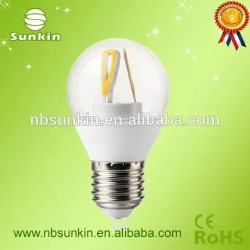 New design 360 degree beam angle 6W e14 G45 led bulb with 2years warranty