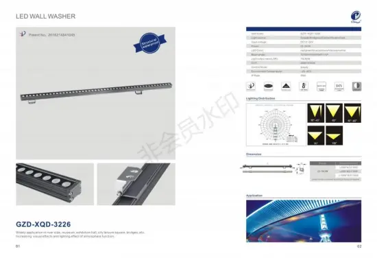 12V-24V low power consumption 3W-24W wall washer