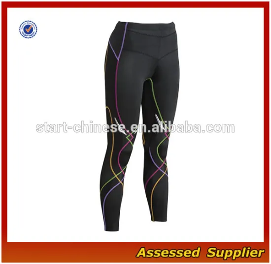 Women's Compression Running Leggings/ Compression Sports Tights--ZP01175