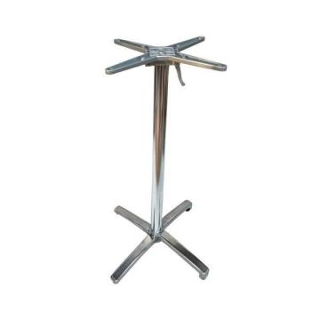 Good quality table base D680x1080MM Casting aluminum Polish high and low folding Bar table base