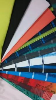 100% Polyester Printed Micro Fiber PU Milky Coated