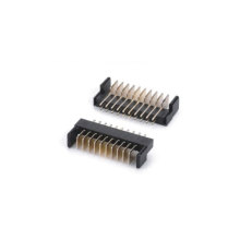 Blade battery connector male gold plated socket
