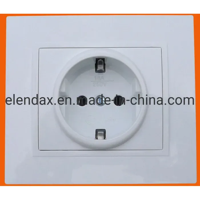 Soket Schuko Bahan PC untuk Irak/Timur Tengah F1010