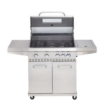 high quality custom gas grill 5  burner machine stainless steel barbeque outdoor gas grill stove bbq grill