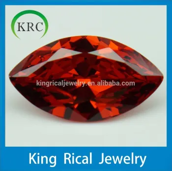 Factory direct loose gemstone gamet marquise cut cubic zirconia/CZ stone