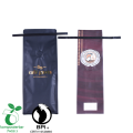 1 kg de café compostable bio paquete con corbata de estaño