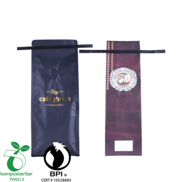 1kg compostable coffee bio pack with tin tie