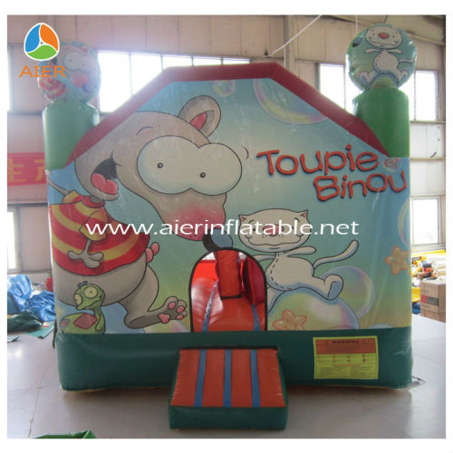 Toupie et Binou inflatable bouncer