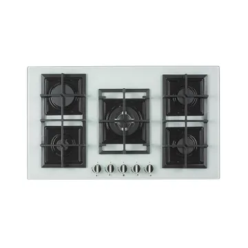 Retro style built in gas stove 5 burners
