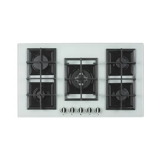 Retro style built in gas stove 5 burners