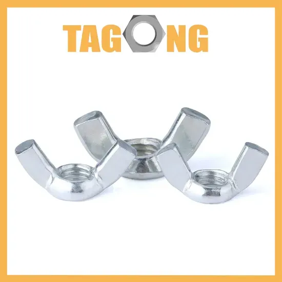 High-Quality Yellow Zinc Plated Wing Nut