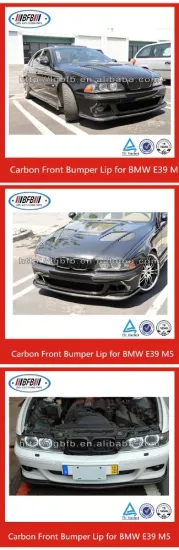 CARBON FIBER STI STYLE FRONT BUMPER SPOILER DIFFUSER FOR BMW E39 M5