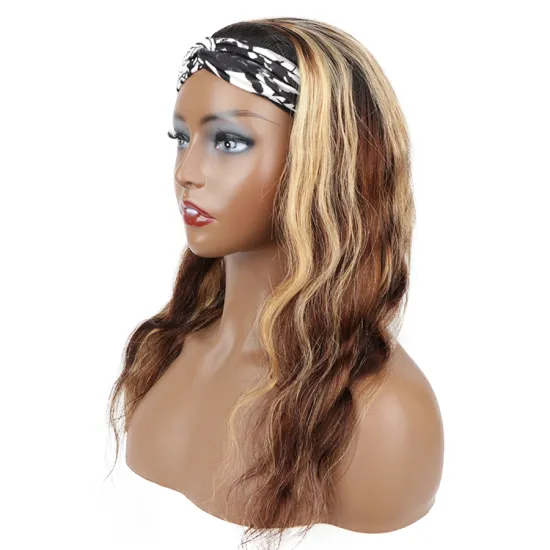 Piano Color Ombre Highlight Wig 8-26 Inch 13x4 Straight Brazilian Remy Human Hair Straight Headband Wigs
