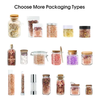 Bath Salts Private Label Luxury Crystal Soak Salt Bag Packaging