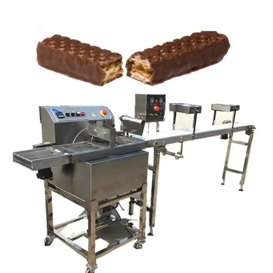 Automatic Chocolate Tempering and Covering Machine