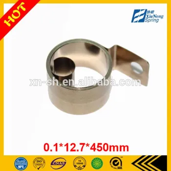 0.1*12.7*450mm Supermarket shelves automatically variable force spring