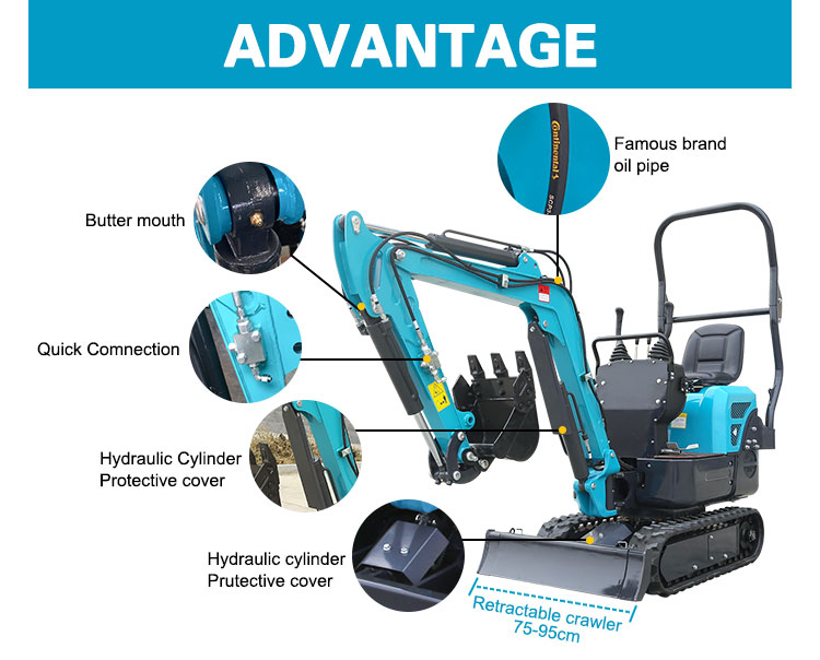 Nm E10pro 1ton Mini Excavator