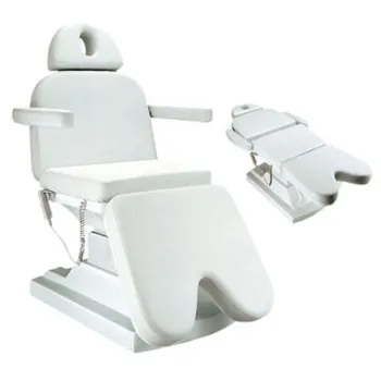 Modern Electric Facial Bed, 1 Out/4 Motors, Made of FRP Base/T1.0 PVC Leather/High Density Sponge