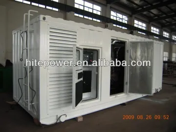 Dust Proof Electric Start 8kw to1200kw soundproof type diesel generator