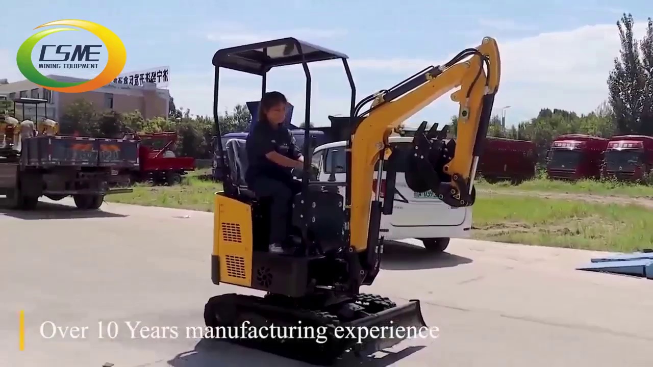 0.8-3 Ton Full Hydraulic Crawler Mini Excavator for Garden and Farm Use