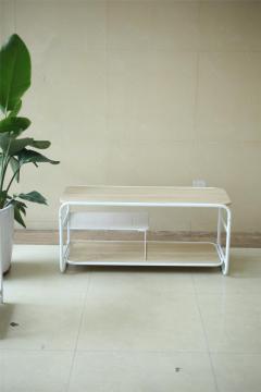 mesa de centro con revestimiento en polvo para casa