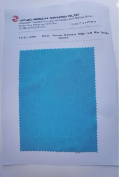 Two-tone Horizontal Stripe Four Way Spandex Fabric-9