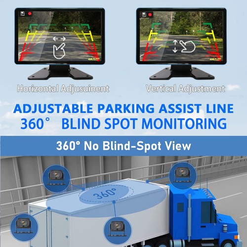 10.1 inch vehicle surveillance system Mirror image