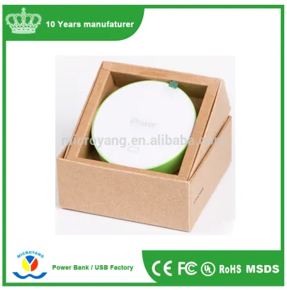 IPower Manufacturer supply small round power bank
