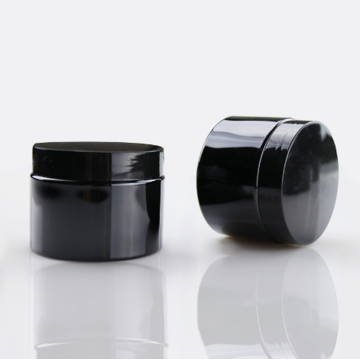 matte black pet plastic jars cosmetics jars