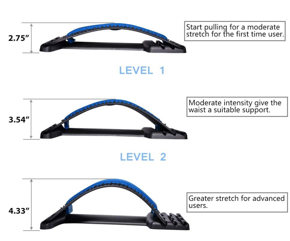 Équipement Support de taille Posture Dispositif de levage lombaire de relief lombaire