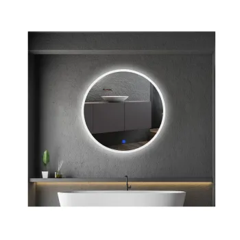 Hollywood Glamour LED Lighted Bathroom Mirror with Touch Dimmer and Vanity Lights