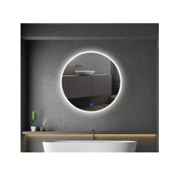 Hollywood Glamour LED Lighted Bathroom Mirror with Touch Dimmer and Vanity Lights