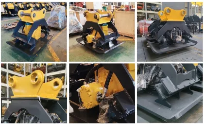 Professional Construction Equipment: Excavators, Backhoes, Vibratory Rollers, and Compactors for Soils and Roads