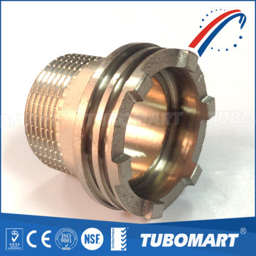 Lead free brass fitting manufacturer male brass insert Round Brass female union for ppr pipe