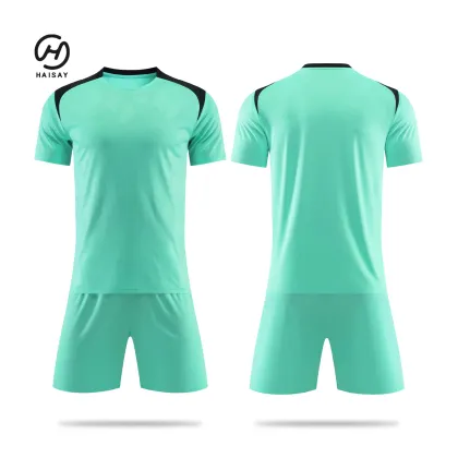 Haisay Custom High Quality Gym Wear Soccer Uniforms Canada Breathable Quick Dry 100% Polyester Training Unique Soccer Uniforms