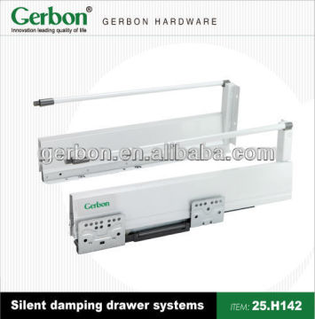 silent damping soft closing kitchen cabinet drawer box