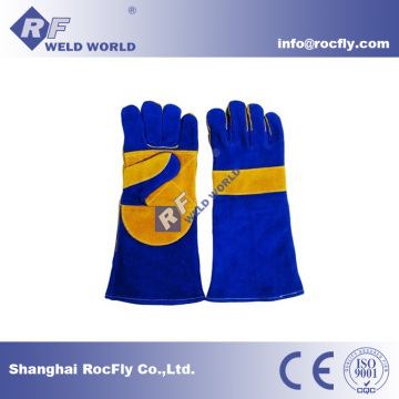 GL005 Full Palm Cow Split Leather Welding Working Glove 16"