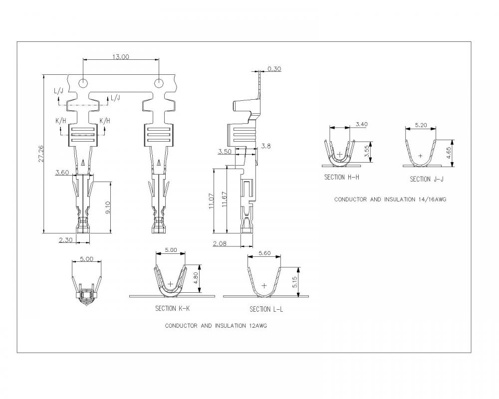 AT5701F-AX 5.70mm Pitch Crim Connector Series