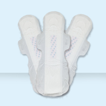 Dry mesh topsheet day use sanitary napkin pads