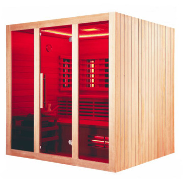 Sauna solo de infravermelho Luxo de luxo de infravermelho SAuna tradicional