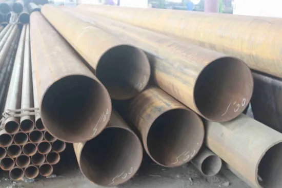 Astm A53 Erw Steel Tube, Circular Welded Pipe, Black Steel Pipes