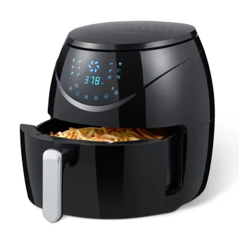 6.5L Air Fryer Pro: 12-in-1 XL Large Air Fryer Oven with Cookbook, 7 Quart Family Size