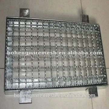 HD galvanized steel trench cover with frame