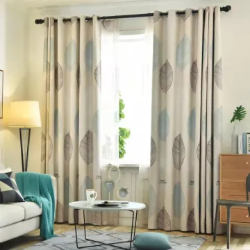 High-Quality Home Living Room Decor: Printed Window Curtains, Simple Modern Sheer Curtain & Drapes