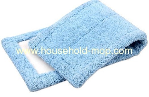 Azul cor de limpeza algodão Flat Mop pano/wide-faixa chão Mop refil In40 Cm