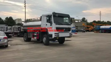 HOWO 4x4 All Wheel Drive MILK TRANSPORT TRUCK WITH ISOTHERMIC TANK Call/Whatsapp 0086 15897603919