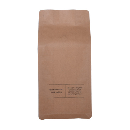 Kompostovatelná kávová taška s opětovným uzavíratelným zipem