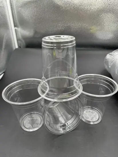 PET lids and pet cups for drinking pet thermoforming