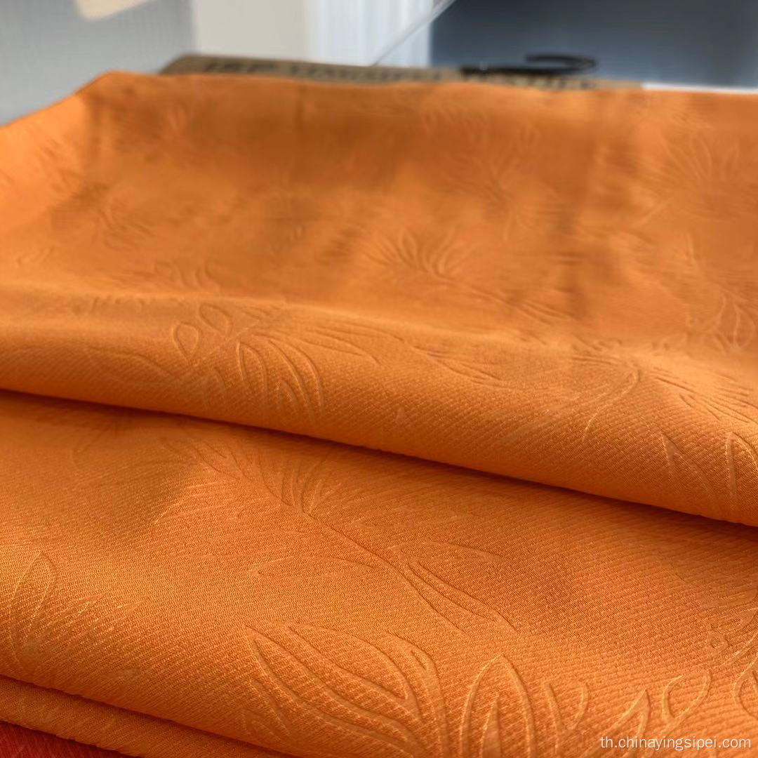 ใหม่มาถึง 100%Polyester Smooth Silky 75d Twill Emboss